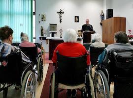 Přednáška pro seniory v charitním domově na Dómském pahorku v Litoměřicích
