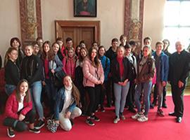 Studenti Biskupského gymnázia Varnsdorf navštívili litoměřického biskupa