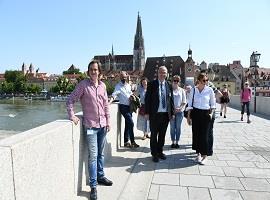 Zástupci tiskových oddělení českých diecézí na návštěvě v bavorském Řezně