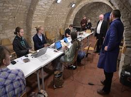 Studenti muzikologie na praxi na litoměřickém biskupství