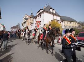 Velikonoční jezdci v Mikulášovicích opět vyjeli