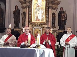 Biřmování v Mariánských Radčicích na sv. Františka